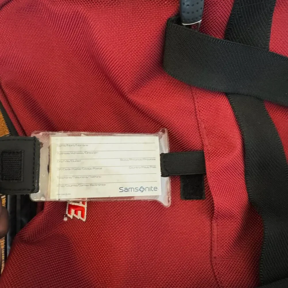 Samsonite red black